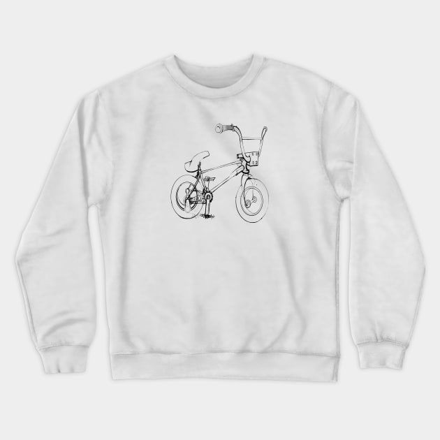 BMX BIKE Crewneck Sweatshirt by IAN TOVEY ILLUSTRATOR